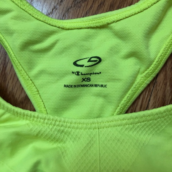 Champion C9 neon green sports bra - Picture 3 of 3